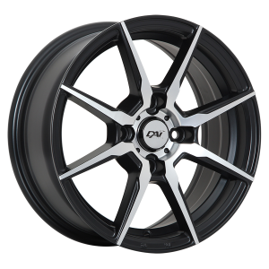15X6.5 4X100 ZENITH ET38 60' CB73.1 GLOSS BLACK - MACH.FACE