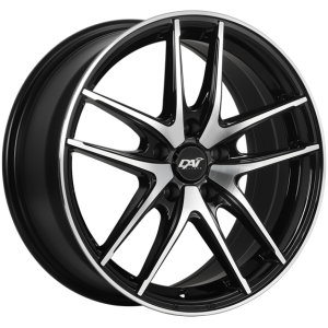 16x7.0 5x110 Apex ET38 Gloss Black Mach. Face CB65.1 60'
