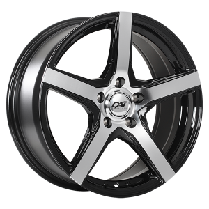 16x7.0 5x114.3 Cor ET40 Gloss Black - Mach.Face CB67.1 60'