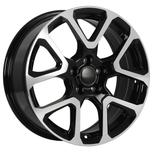 17X7.0 5X110 R127 ET40 BLACK - MACH. FACE CB65.1 60'