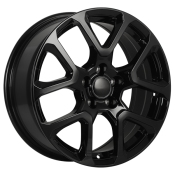17X7.0 5X110 REPLICA 127 R127 ET40 GLOSS BLACK CB65.1 60'