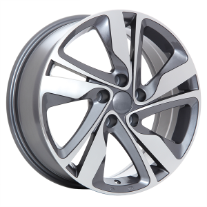 17X7.0 5X114.3 REPLICA 63 ET50 CB67.1 GUNMETAL MACH. FACE
