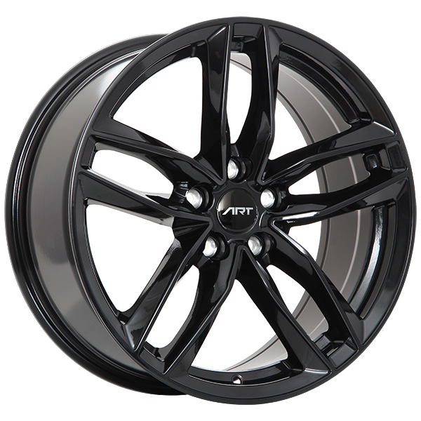 17x7.5 5x112 Replica 36 ET35 Gloss Black CB66.5 Radius R13