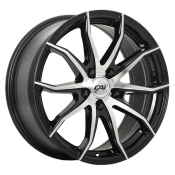17X7.5 5X114.3 PARADOX ET42 60' CB73.1 GLOSS BLACK - MACH.FACE