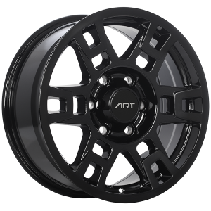17x7.5 6x139.7 Replica 208 ET30 Gloss Black CB106.1 180'