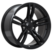 17X8.0 5X112 R61 ET35 GLOSS BLACK CB66.6 60'