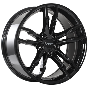 17x8.0 5x112 Replica 165 ET30 Gloss Black CB66.6 60'
