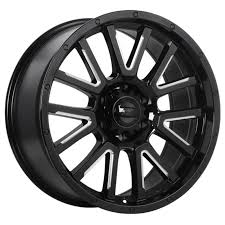 17x9.0 5x127 Karv ET10 Gloss Black Milled Edge CB71.5 60'