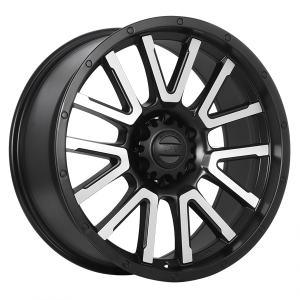 17x9.0 5x139.7 Karv ET20 Satin Black Machined Face CB77.8 60'