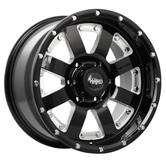 17X9.0 5X139.7 TITAN-HD ET20 CB77.8 GLOSS BLACK MILLED WINDOW