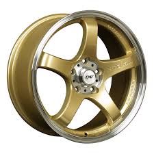 18X8 5X100 CANDY ET45 CB 73.1 GOLD MACHINED LIP