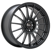 18X8.0 5X100 GTF3 ET42 CB73.1 SATIN BLACK MACHINED U-BEAM SPOKES