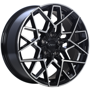 18X8.0 5X112 Replica 192 ET25 Gloss Black - Mach CB66.6 60'