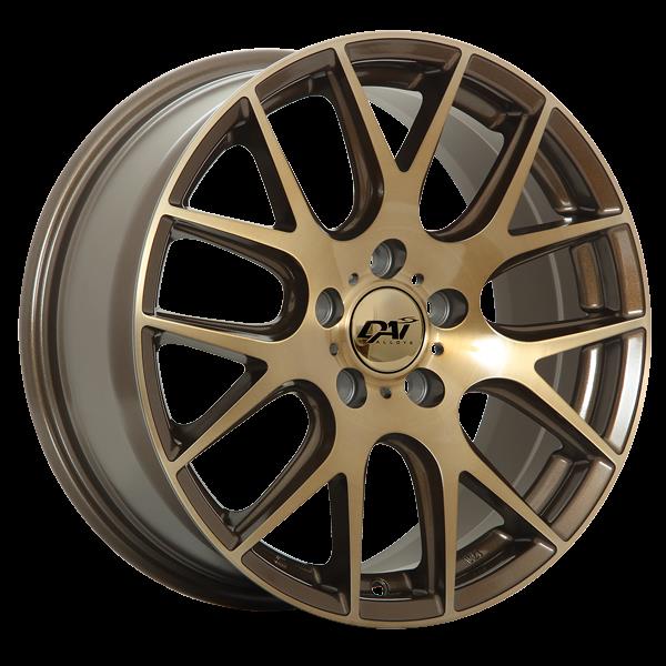 18x8.0 5x114.3 Autobahn ET45 60' CB73.1 Dark Bronze - Brushed Face - Bronze Clear