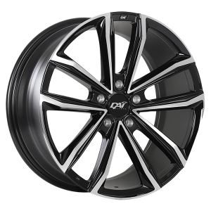 18x8.0 5x114.3 DECIMA ET35 Gloss Black - Mach.Face CB73.1 60'