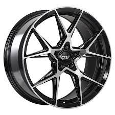 18x8.0 5x114.3 GRAVITY ET42 Gloss Black - Mach.Face CB73.1 60'
