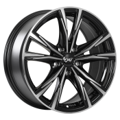 18X8.0 5X114.3 ORACLE ET42 CB73.1 BLACK MACH. FACE