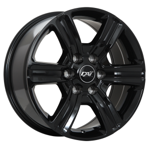 18x8.0 6x135 Force 6 ET35 Gloss Black CB87.1 60'
