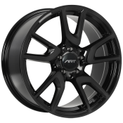18X8.5 5X112 R130 ET45 GLOSS BLACK CB66.6 R13