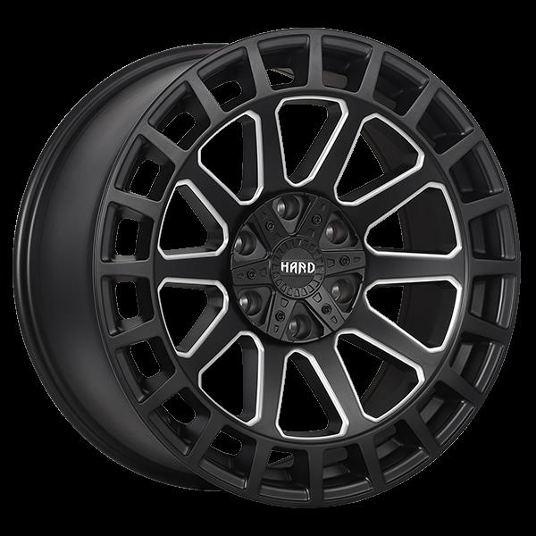 18X9.0 5X127/5X139.7 ARMOUR ET20 SATIN BLACK MILLED CB77.8 60'