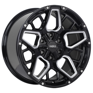 18X9.0 6X135/6X139.7 BLAST ET20 GLOSS BLACK MILLED EDGE CB87.1 60'