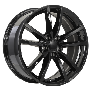 19x8.0 5x112 Replica 75 ET45 Gloss Black CB57.1 R13