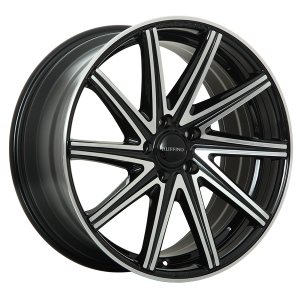 19X8.0 5X114.3 MISTRAL GLOSS BLACK MACHINED FACE ET45 CB73.1 60'