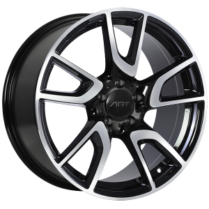 19X8.5 5X112 R1130 ET38 GLOSS BLACK - MACH.FACE CB66.5 R14