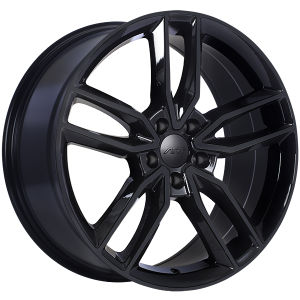 19x8.5 5x112 Replica 177 ET40 CB66.6 Gloss Black R14