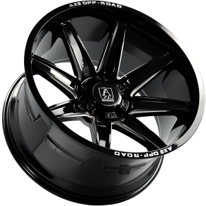 20X10 8X170 ARTEMIS ET-19 Gloss Black Milled edge CB125.2