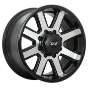 20X9.0 8X165.1 MAXX ET20 60' CB125.2 GLOSS BLACK - MACH.FACE