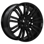 20x9.5 5x120 Replica 152 ET45 Gloss Black CB72.6 Flat OE