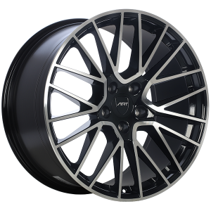 21X11 5X130 Replica 198 ET58 Gloss Black - Mach CB71.5 R14