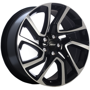 21x9.5 5x120 Replica 199 ET49 Gloss Black - Mach CB72.6 180'