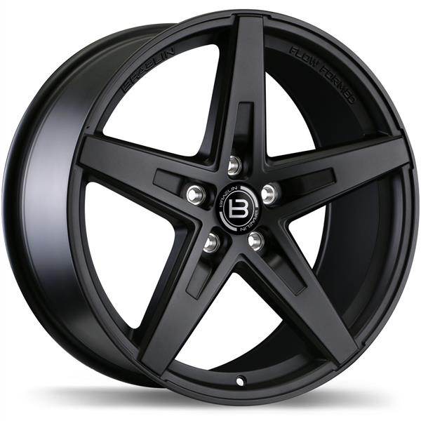 BRAELIN 20X8.5 5X127 BR08 ET35 CB71.5  MATTE BLACK