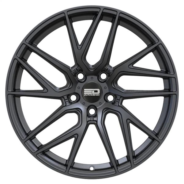 EURO DESIGN 17X7.5 (EFS) TECH ET35 CB72.6  MATTE BLACK (EFS SEAT)
