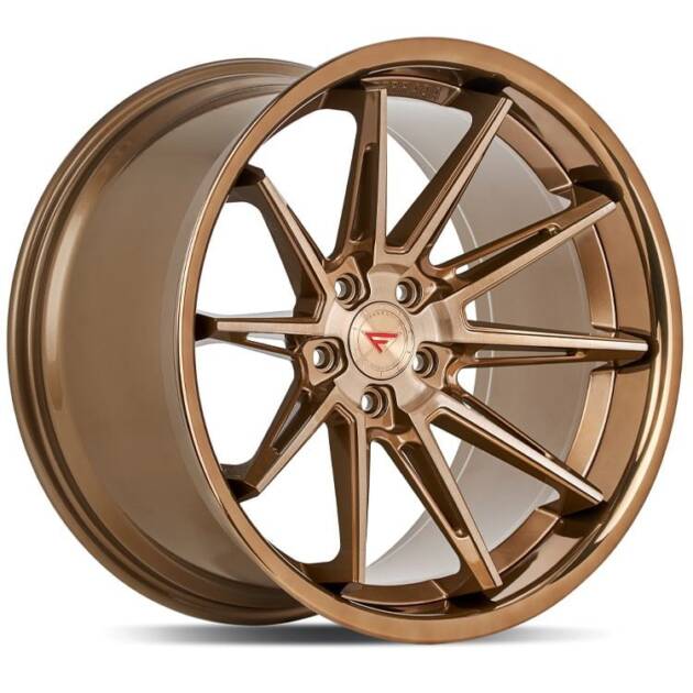 FERRADA WHEELS CM2 - 20X11.5  5X120  ET30  BRUSHED COBRE / POLISH BRONZE LIP C.B 74.1(DISPLAY WHEEL)