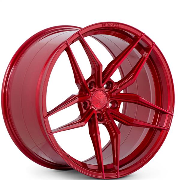 FERRADA WHEELS FORGE - F8-FR5 - 20X10.5  5X120  ET40  BRUSHED ROUGE . C.B 72.56 (DISPLAY WHEEL)