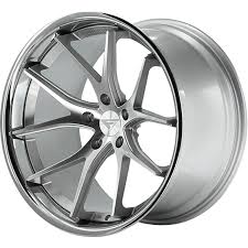 FERRADA WHEELS - FR2 - 20X11.5  5X112  ET30  MACHINE SILVER / CHROME LIP C.B 66.56 (DISPLAY WHEEL)