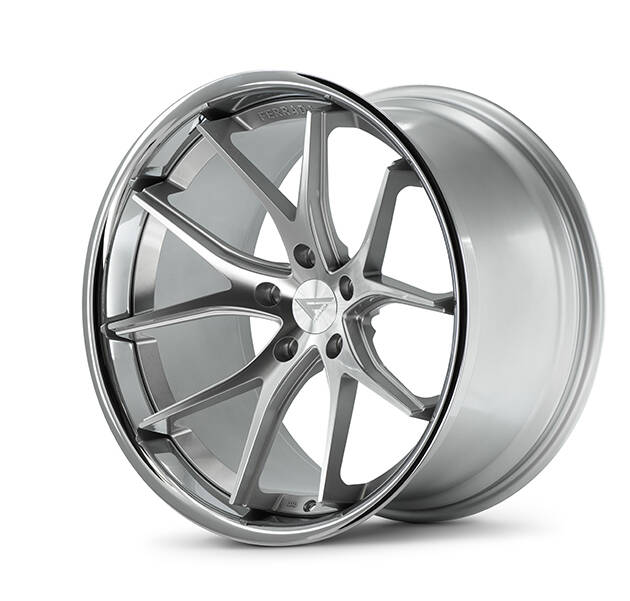 FERRADA WHEELS - FR2 - 20X8.5 5X114 ET40 MACHINE SILVER / CHROME LIP  C.B 73.1