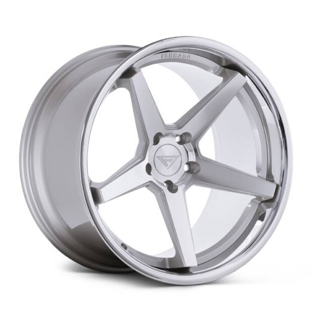FERRADA WHEELS - FR3 - 20X11.5  5X120  ET30  MACHINE SILVER / CHROME LIP C.B 74.1 (DISPLAY WHEEL)