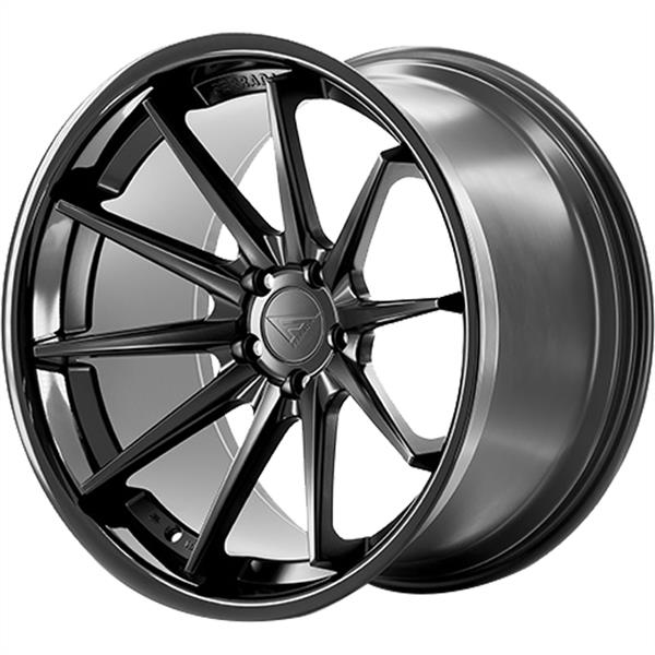 FERRADA WHEELS - FR4 - 20X11.5  5X112  ET15  MATTE BLACK / GLOSS BLACK LIP CB 66.56 (DISPLAY WHEEL)