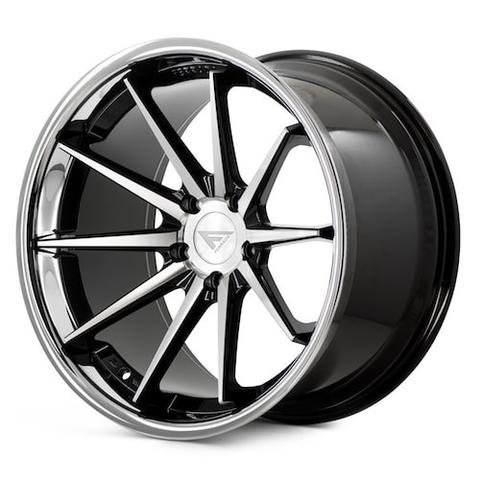 FERRADA WHEELS - FR4 - 20X11.5  5X120  ET30  MACHINE BLACK / CHROME LIP CB 74.1 (DISPLAY WHEEL)