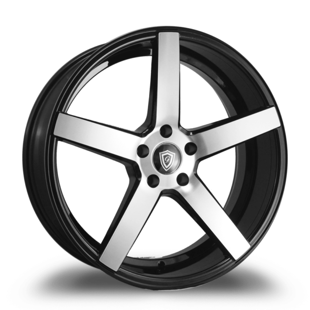 G - LINE-RACING-20X8.5 5X120  5178 BLACK POLISH/SPOKE 35/74.1