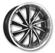 G - LINE-RACING-22X9.5 5X115 0016 POLISH FACE/BLACK  20/73.1