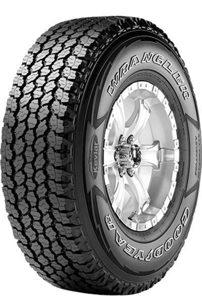 LT265/70R17 G/Y BW 4S WI 10P WRANGLER AT ADVENTURE with KEVLAR 121S