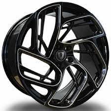 MARQUEE - 20X9 5X120  1002  CB74.1 ET33 GLOSS BLACK / MILLED