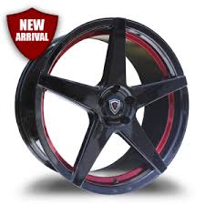 MARQUEE-LUXURY-20X9 5X114.3 MARQUEE 1001 BLACK / RED INNER LINE 33/73.1