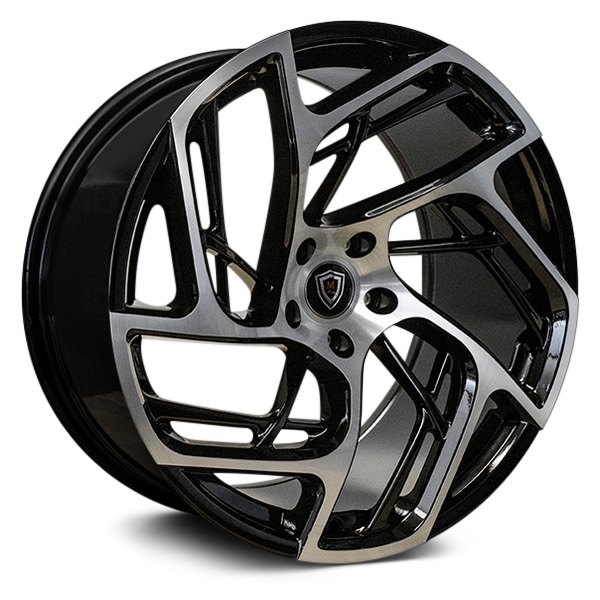 MARQUEE-LUXURY-20X9 5X120 MARQUEE 1002 GLOSS BLACK/ BRUSHED MACHINED 33/74.1