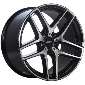 REAR 21X11 5x112 Replica 197 ET38 Gloss Black - Mach CB66.6 R14